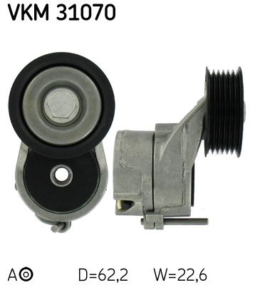 Obrázok Napínacia kladka rebrovaného klinového remeňa SKF  VKM31070